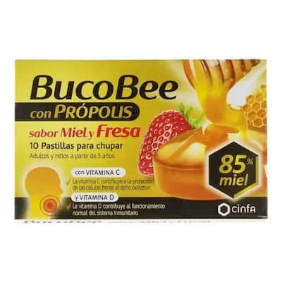 Bucobee Miel Fresa Propóleo - Alivio Garganta