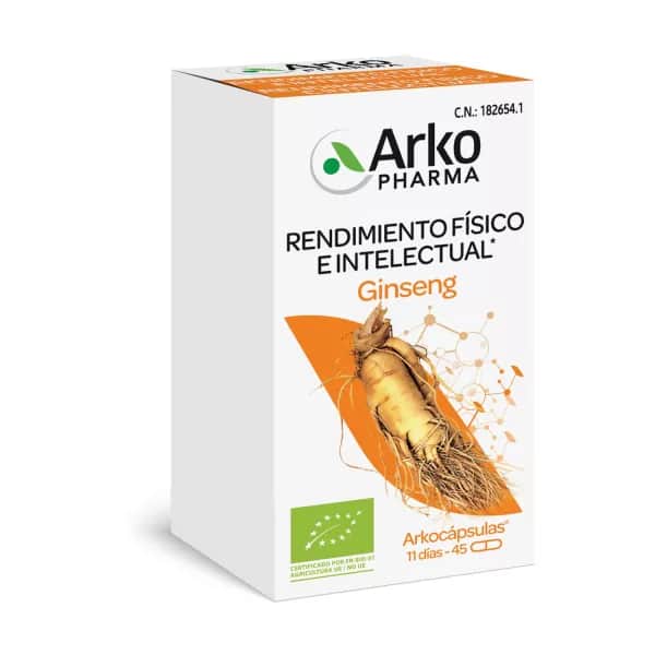 Arkopharma Arkocapsulas Ginseng Bio 45 cápsulas